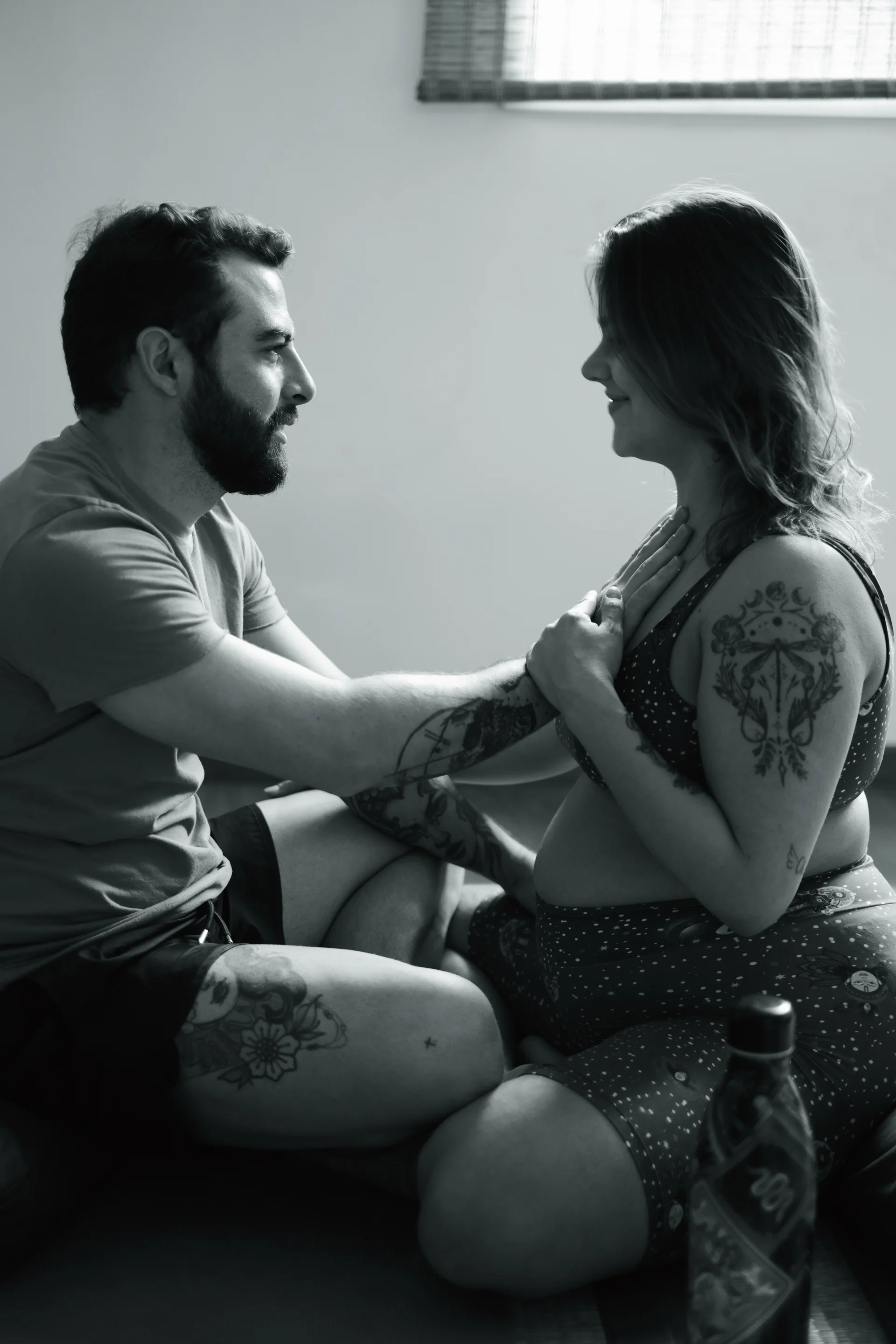 Casal em conexão profunda