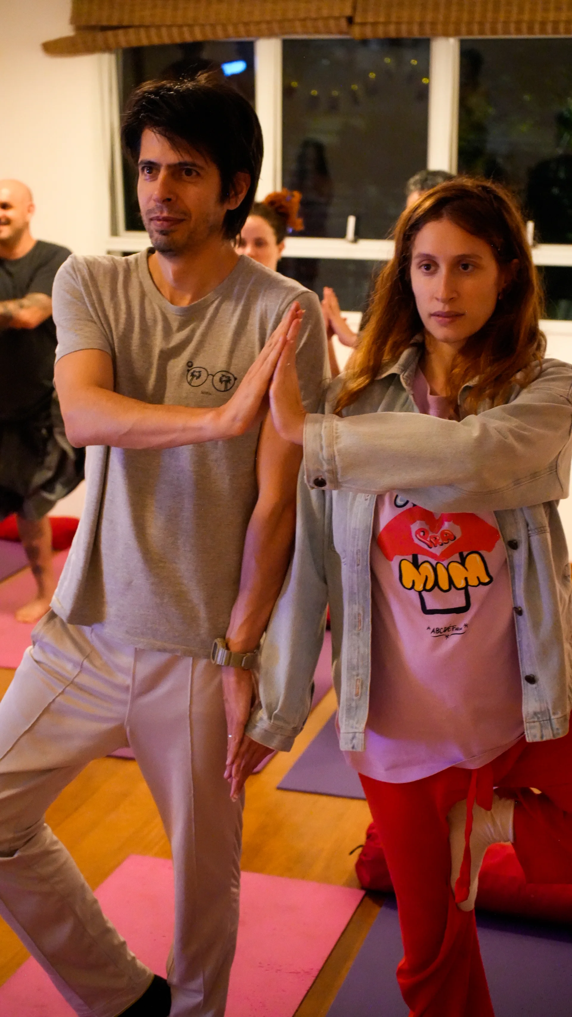 Casal praticando juntos